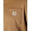 Carhartt Men’s Loose Fit Heavyweight Short-Sleeve Pocket T-Shirt(Brown)