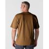 Carhartt Men’s Loose Fit Heavyweight Short-Sleeve Pocket T-Shirt(Carhartt Brown)
