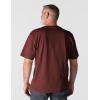 Carhartt Men’s Loose Fit Heavyweight Short-Sleeve Pocket T-Shirt(Dark Spice Red)