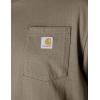 Carhartt Men’s Loose Fit Heavyweight Short-Sleeve Pocket T-Shirt(Desert)