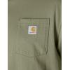 Carhartt Men’s Loose Fit Heavyweight Short-Sleeve Pocket T-Shirt(Dusty Olive)
