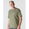 Carhartt Men’s Loose Fit Heavyweight Short-Sleeve Pocket T-Shirt(Dusty Olive)