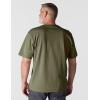 Carhartt Men’s Loose Fit Heavyweight Short-Sleeve Pocket T-Shirt(Dusty Olive)