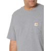 Carhartt Men’s Loose Fit Heavyweight Short-Sleeve Pocket T-Shirt(Heather Grey)