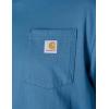 Carhartt Men’s Loose Fit Heavyweight Short-Sleeve Pocket T-Shirt(Horizon Blue)