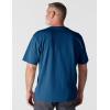 Carhartt Men’s Loose Fit Heavyweight Short-Sleeve Pocket T-Shirt(Horizon Blue)