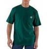 Carhartt Men’s Loose Fit Heavyweight Short-Sleeve Pocket T-Shirt(Hunter Green)