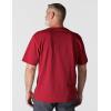 Carhartt Men’s Loose Fit Heavyweight Short-Sleeve Pocket T-Shirt(Industry Red)