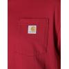 Carhartt Men’s Loose Fit Heavyweight Short-Sleeve Pocket T-Shirt(Industry Red)