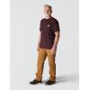 Carhartt Men’s Loose Fit Heavyweight Short-Sleeve Pocket T-Shirt(Port)