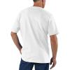 Carhartt Men’s Loose Fit Heavyweight Short-Sleeve Pocket T-Shirt(White)