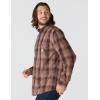 Carhartt Men’s Loose Fit Midweight Chambray Long-Sleeve Plaid Shirt(Sepia)
