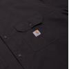 Carhartt Men’s Loose Fit Midweight Chambray Long-Sleeve Shirt(Black)
