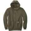 Carhartt Men’s Loose Fit Midweight Full-Zip Sweatshirt(Moss)