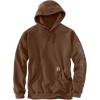 Carhartt Men’s Loose Fit Midweight Logo Sleeve Graphic Sweatshirt(Mocha Heather)