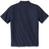 Carhartt Men’s Loose Fit Midweight Short-Sleeve Pocket Polo(Navy)