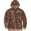 Carhartt Men’s Loose Fit Midweight Watercolor Camo Graphic Sweatshirt(Soft Sepia Cloud Camo)