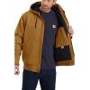 Carhartt Men’s Loose Fit Washed Duck Insulated Active Jacket(Carhartt Brown)