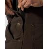 Carhartt Men’s Loose Fit Washed Duck Insulated Bib Overall(Dark Brown)
