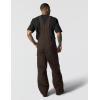 Carhartt Men’s Loose Fit Washed Duck Insulated Bib Overall(Dark Brown)