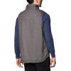 Carhartt Men’s Loose Fit Washed Duck Sherpa-Lined Mock-Neck Vest(Gravel)