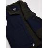 Carhartt Men’s Loose Fit Washed Duck Sherpa-Lined Mock-Neck Vest(Navy)