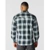 Carhartt Men’s Montana Rugged Flex Relaxed Fit Lightweight Long-Sleeve Snap-Front Plaid Shirt(Black)