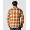 Carhartt Men’s Montana Rugged Flex Relaxed Fit Lightweight Long-Sleeve Snap-Front Plaid Shirt(Carhartt Brown)