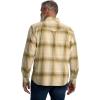 Carhartt Men’s Montana Rugged Flex Relaxed Fit Lightweight Long-Sleeve Snap-Front Plaid Shirt(Chalk)