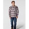 Carhartt Men’s Montana Rugged Flex Relaxed Fit Lightweight Long-Sleeve Snap-Front Plaid Shirt(Dark Sepia)