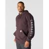 Carhartt Men’s Rain Defender Loose Fit Midweight Logo Graphic Sweatshirt(Dark Sepia)
