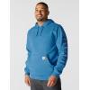 Carhartt Men’s Rain Defender Loose Fit Midweight Logo Graphic Sweatshirt(Horizon Blue Heather)