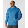 Carhartt Men’s Rain Defender Loose Fit Midweight Logo Graphic Sweatshirt(Horizon Blue Heather)