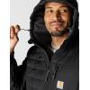 Carhartt Men’s Rain Defender® Relaxed Fit Lightweight Insulated Hooded Jacket(Black)
