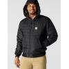 Carhartt Men’s Rain Defender® Relaxed Fit Lightweight Insulated Hooded Jacket(Black)