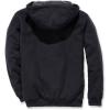 Carhartt Men’s Rain Defender Relaxed Fit Midweight Sherpa-Lined Full-Zip Sweatshirt(Black)