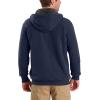 Carhartt Men’s Rain Defender Relaxed Fit Midweight Sherpa-Lined Full-Zip Sweatshirt(New Navy)