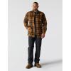 Carhartt Mens Relaxed Fit Flannel Sherpa-Lined Shirt Jac(Carhartt Brown)