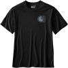Carhartt Men’s Relaxed Fit Lightweight Short-Sleeve C Back Graphic T-Shirt(Black)