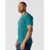 Carhartt Men’s Relaxed Fit Lightweight Short-Sleeve Garment Dyed Pocket T-Shirt(Greenstone)