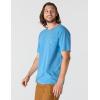 Carhartt Men’s Relaxed Fit Lightweight Short-Sleeve Garment Dyed Pocket T-Shirt(Horizon Blue)