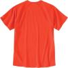 Carhartt Men’s Relaxed Fit Lightweight Short-Sleeve T-Shirt(Cherry Tomato)