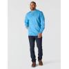 Carhartt Men’s Relaxed Fit Midweight Garment Dyed French Terry Graphic Sweatshirt(Horizon Blue)