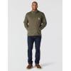Carhartt Men’s Relaxed Fit Midweight Quarter-Zip Pocket Sweater Fleece(Dusty Olive)