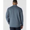 Carhartt Men’s Relaxed Fit Midweight Quarter-Zip Pocket Sweater Fleece(Faded Navy)
