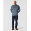Carhartt Men’s Relaxed Fit Midweight Quarter-Zip Pocket Sweater Fleece(Faded Navy)