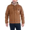 Carhartt Men’s Relaxed Fit Washed Duck Sherpa-Lined Utility Jacket(Carhartt Brown)