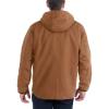 Carhartt Men’s Relaxed Fit Washed Duck Sherpa-Lined Utility Jacket(Carhartt Brown)