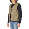 Carhartt Men’s Relaxed Fit Washed Duck SherpaLined Vest(Driftwood)