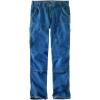 Carhartt Men’s Relaxed Straight Rugged Flex Double-Front Denim Dungaree(Tahoe)